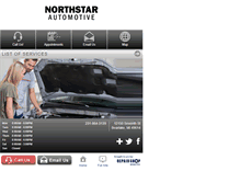 Tablet Screenshot of northstarautomotiveinc.com